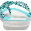 Crocs (WMNS) Örgü Parmak Arası Terlik Mavi Beyaz 205728-4DY