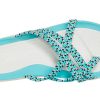 Crocs (WMNS) Örgü Parmak Arası Terlik Mavi Beyaz 205728-4DY