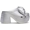 Crocs (WMNS) Siren Metalik Fiyonklu Takunya “Gümüş” 210050-0P1