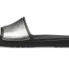 Crocs (WMNS) Sloane Shine Low Slide Flat Casual Siyah Gümüş Terlik “Siyah Gümüş” 206921-001