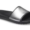 Crocs (WMNS) Sloane Shine Low Slide Flat Casual Siyah Gümüş Terlik “Siyah Gümüş” 206921-001