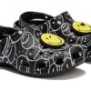 Crocs (WMNS) Smiley World Classic Clogs “Siyah Beyaz Sarı” 873137