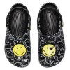 Crocs (WMNS) Smiley World Classic Clogs “Siyah Beyaz Sarı” 873137