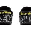 Crocs (WMNS) Smiley World Classic Clogs “Siyah Beyaz Sarı” 873137