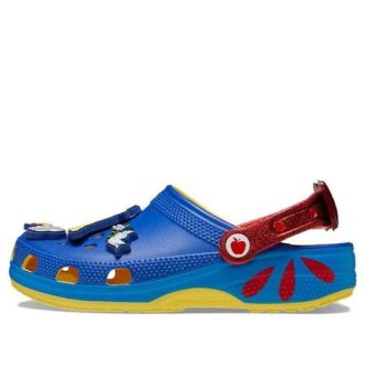 Crocs (WMNS) Snow White Classic Clogs “Mavi Sarı Kırmızı” 209483-769