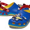 Crocs (WMNS) Snow White Classic Clogs “Mavi Sarı Kırmızı” 209483-769