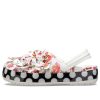 Crocs (WMNS) Timeless Clash Roses Floral Dots Clog “Beyaz Kırmızı Siyah” 205372-97D