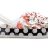 Crocs (WMNS) Timeless Clash Roses Floral Dots Clog “Beyaz Kırmızı Siyah” 205372-97D