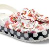Crocs (WMNS) Timeless Clash Roses Floral Dots Clog “Beyaz Kırmızı Siyah” 205372-97D