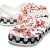 Crocs (WMNS) Timeless Clash Roses Floral Dots Clog “Beyaz Kırmızı Siyah” 205372-97D
