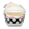 Crocs (WMNS) Timeless Clash Roses Floral Dots Clog “Beyaz Kırmızı Siyah” 205372-97D