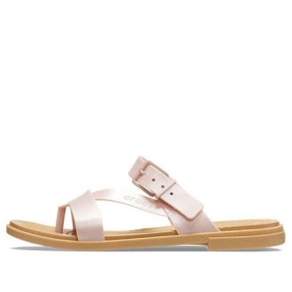 Crocs (WMNS) Tulum Parıltılı Ayaklı Sandaletler “Pembe Kil” 208666-6TY