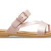 Crocs (WMNS) Tulum Parıltılı Ayaklı Sandaletler “Pembe Kil” 208666-6TY