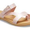 Crocs (WMNS) Tulum Parıltılı Ayaklı Sandaletler “Pembe Kil” 208666-6TY