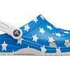 Crocs (WMNS) USA Desen Baskılı Hafif Rahat Sandaletler Mavi Kırmızı 205974-94S