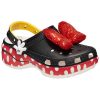Crocs (WMNS) x Minnie Mouse Klasik Platform Ayakkabı “Siyah Kırmızı Beyaz” 209896-100