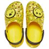 Crocs (WMNS) X Smiley Classic Clog Kalın Tabanlı Gülümseyen Yüz Bulutlu Sandaletler Sarı Siyah 207233-90H