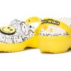 Crocs (WMNS) x Smiley World Charm Classic Platform Clugs “Yellow White” 207980-94S