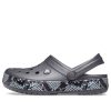Crocs (WMNS) Yılan Desenli Grafit Siyah Sandalet 206380-02W