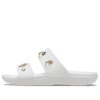 Crocs (WMNS) Yumuşak Tabanlı Rahat Açık Hava Düz Topuklu Spor Terlikleri Beyaz 207387-103