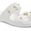 Crocs (WMNS) Yumuşak Tabanlı Rahat Açık Hava Düz Topuklu Spor Terlikleri Beyaz 207387-103