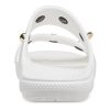 Crocs (WMNS) Yumuşak Tabanlı Rahat Açık Hava Düz Topuklu Spor Terlikleri Beyaz 207387-103