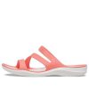 Crocs (WMNS) Yumuşak Tabanlı Rahat Spor Kırmızı Sandaletler 203998-6SL