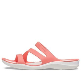 Crocs (WMNS) Yumuşak Tabanlı Rahat Spor Kırmızı Sandaletler 203998-6SL