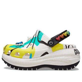 Crocs x Keith Haring Mega Crush Clog “Beyaz Çok Renkli” 209822-001