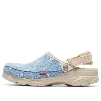 Crocs x Levi’s Sashiko Classic Her Araziye Uygun Clog “Bone Blue” 208917-2Y2