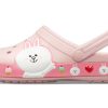 Crocs x Line Friends Plaj Pembesi Unisex Sandalet 205791-606