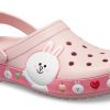 Crocs x Line Friends Plaj Pembesi Unisex Sandalet 205791-606