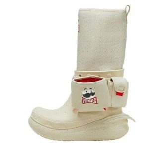 Crocs x Pringles Botlar “Beyaz Kırmızı” 209691-2Y3