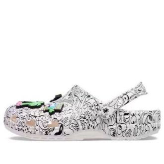 Crocs x Steven Harrington Klasik Ayakkabı “Quickstrike – Beyaz Siyah” 208145-103