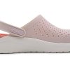 Crocs Yetişkin LiteRide Clog-7 “Pembe Beyaz” 204592-6PL
