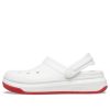 Crocsband Full Force Kalın Tabanlı Sandalet Beyaz Kırmızı Unisex 206122-100