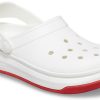 Crocsband Full Force Kalın Tabanlı Sandalet Beyaz Kırmızı Unisex 206122-100