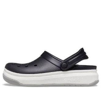 Crocsband Full Force Kalın Tabanlı Sandalet Siyah Beyaz Unisex 206122-066