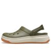 Crocsband Full Force Kalın Tabanlı Sandaletler Yeşil Unisex 206122-34E