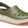 Crocsband Full Force Kalın Tabanlı Sandaletler Yeşil Unisex 206122-34E