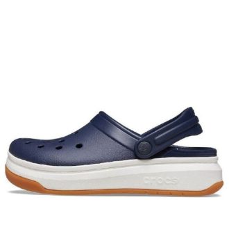 Crocsband Full Force Kalın Tabanlı Unisex Sandalet Mavi Beyaz 206122-462