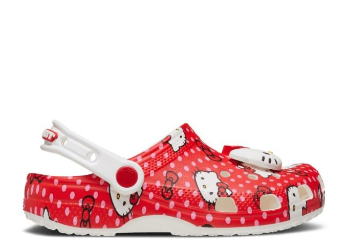 Hello Kitty x Classic Clog Toddler “Kırmızı Puantiyeler”