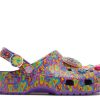 Lisa Frank x Classic Clog “Neon Mor Çoklu Kalpler”