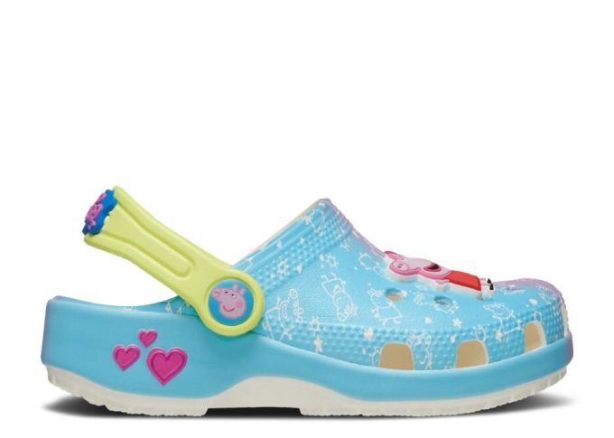 Peppa Pig x Klasik Clog Yürümeye Başlayan Çocuk “Mavi Pembe Degrade”