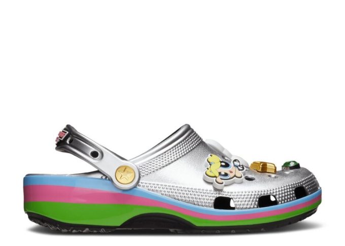 Powerpuff Girls x Classic Clog “Metalik Gümüş”