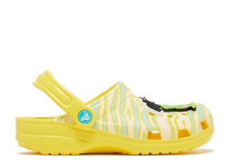 Ron English x Classic Clog Kids “Parti Hayvanları – Zebra Limon”