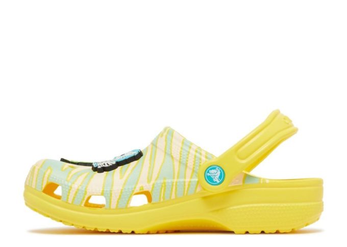 Ron English x Classic Clog Kids “Parti Hayvanları – Zebra Limon”