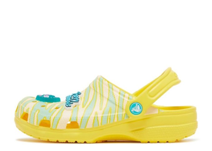 Ron English x Classic Clog Kids “Parti Hayvanları – Zebra Limon”