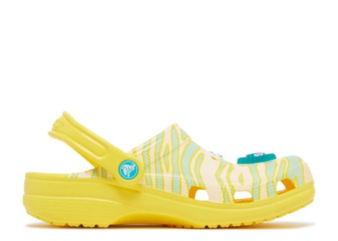 Ron English x Classic Clog Kids “Parti Hayvanları – Zebra Limon”